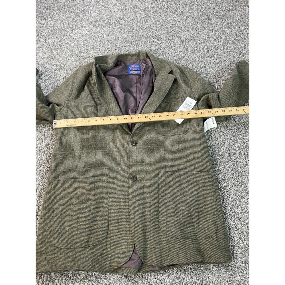 Vintage Pendleton Wool Blazer Men's Size Large Green NWT